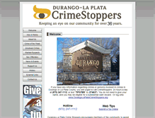 Tablet Screenshot of durango.crimestoppersweb.com