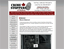 Tablet Screenshot of halton.crimestoppersweb.com