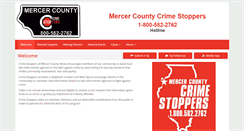 Desktop Screenshot of mercercounty.crimestoppersweb.com