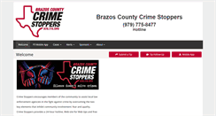 Desktop Screenshot of brazos.crimestoppersweb.com