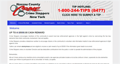 Desktop Screenshot of nassaucounty.crimestoppersweb.com