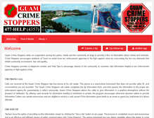 Tablet Screenshot of guam.crimestoppersweb.com