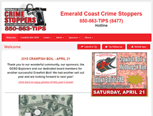 Tablet Screenshot of emeraldcoast.crimestoppersweb.com